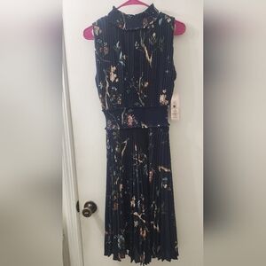 Floral Navy Dress